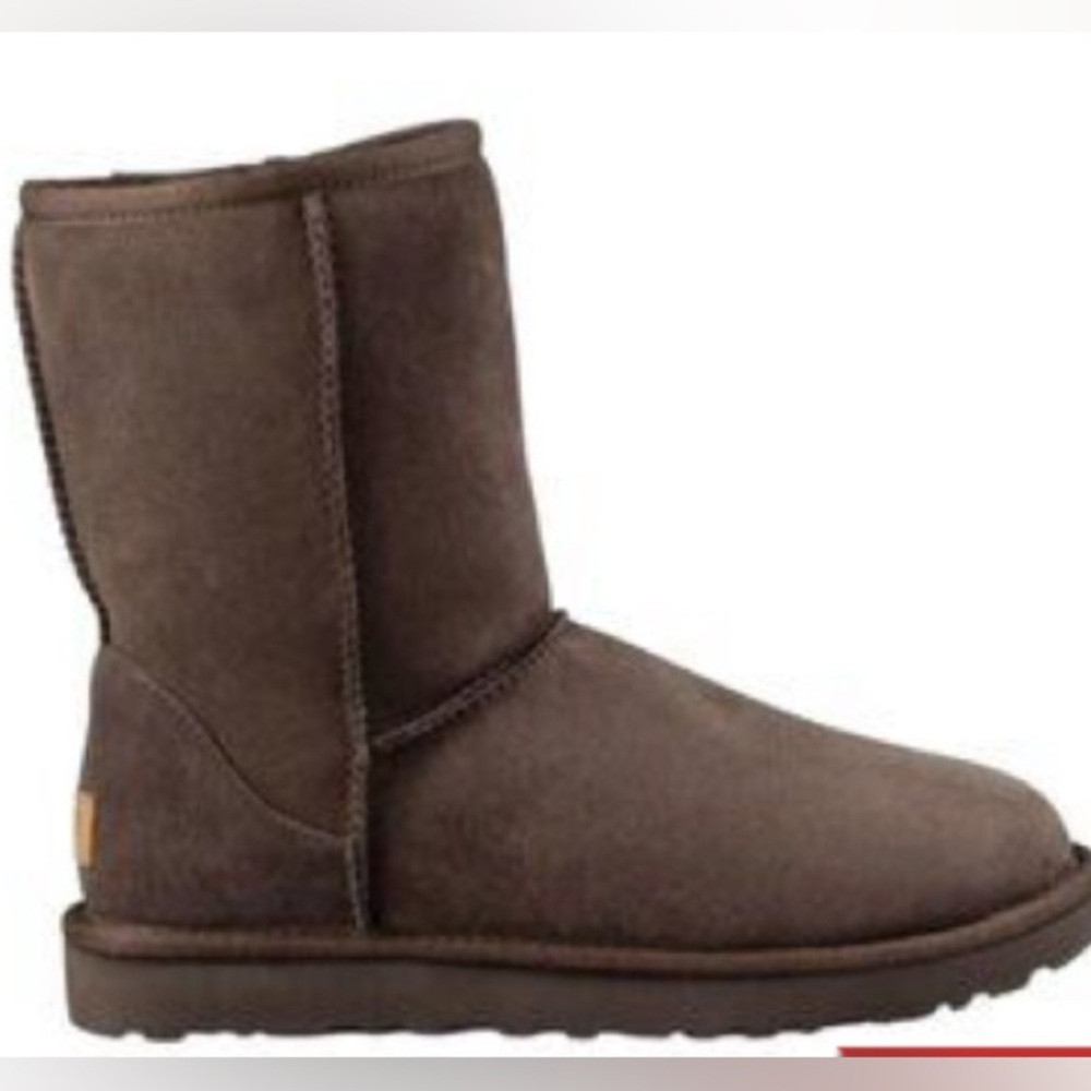 UGG Chocolate Brown Shearling Boots sz 4 (fits Women size 5)